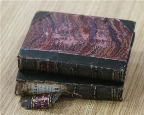 Austen, Jane - Pride and Prejudice, A Novel, Clarkes Cabinet Edition, 2 vols (3), 229 (3) & 247pp (lacking half